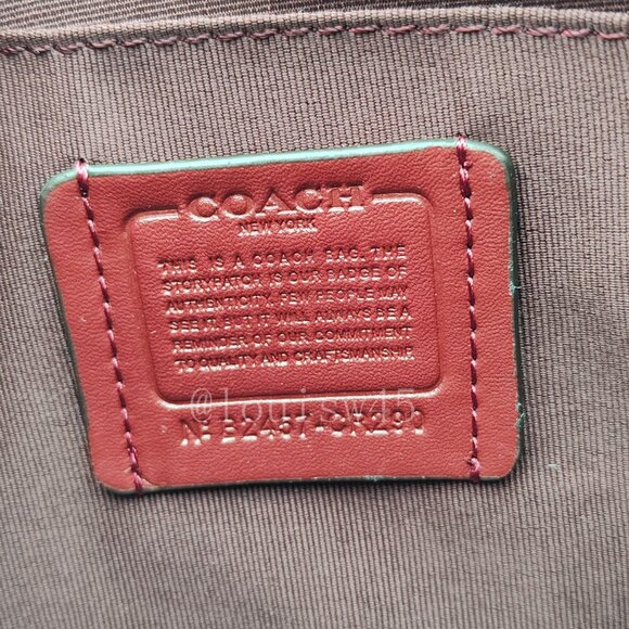 ππCoach Teri shoulder bag Pink Cherry - Picture 8 of 12